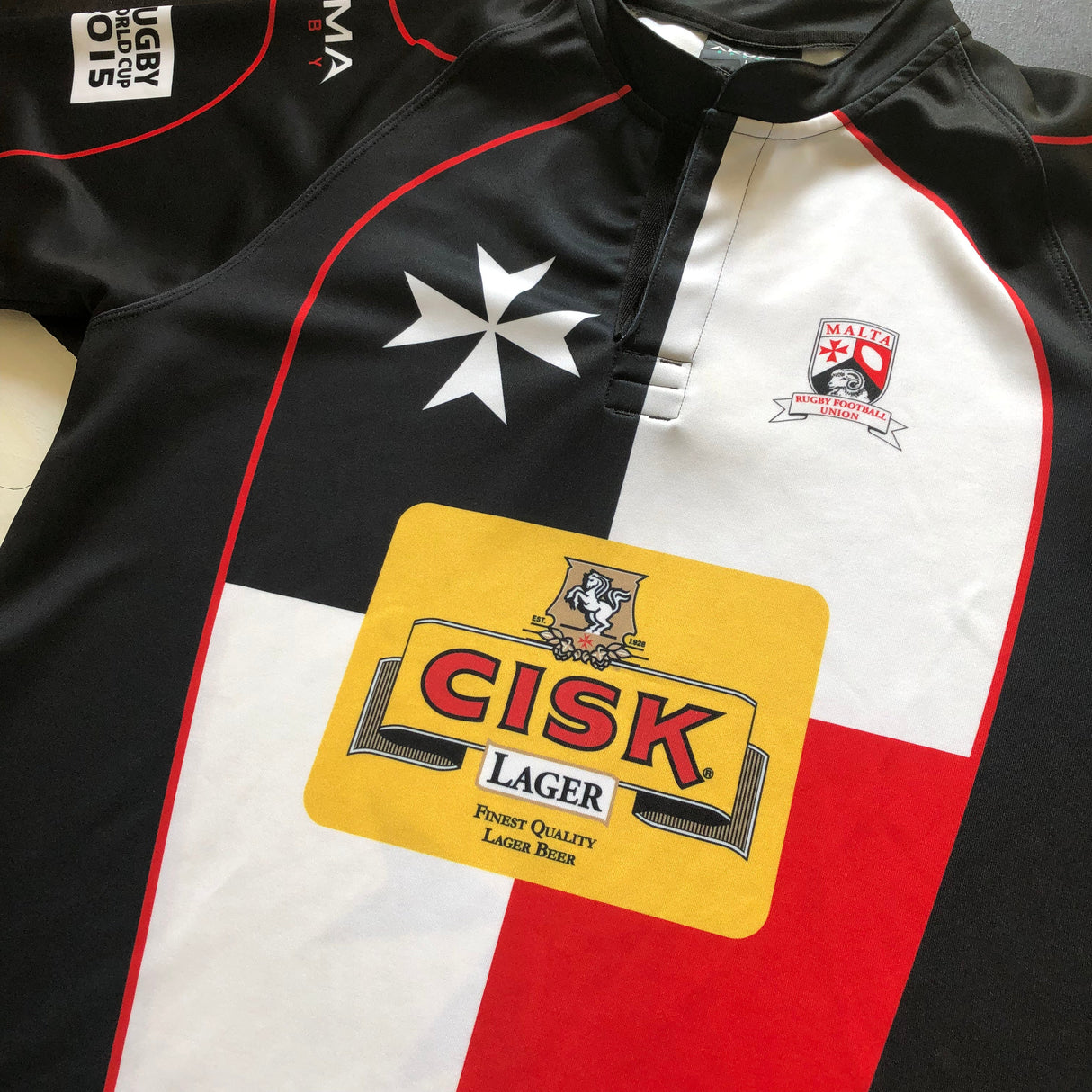 Malta National Rugby Team Jersey 2014/15 Large Underdog Rugby - The Tier 2 Rugby Shop