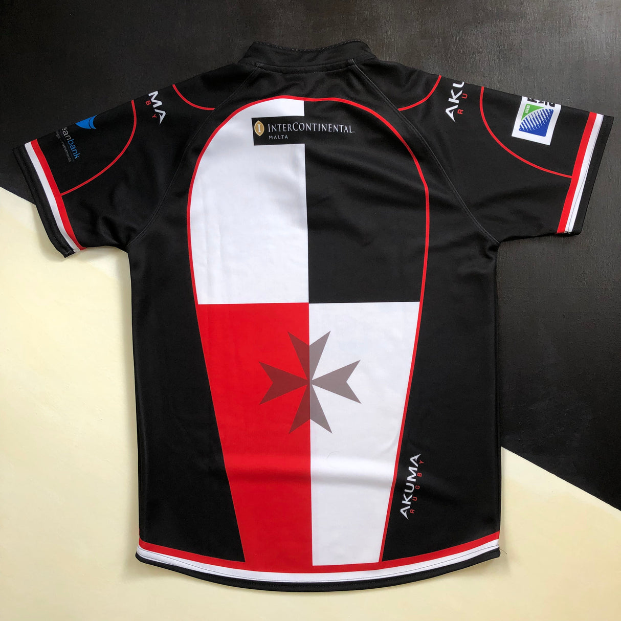 Malta National Rugby Team Jersey 2015 Medium Underdog Rugby - The Tier 2 Rugby Shop