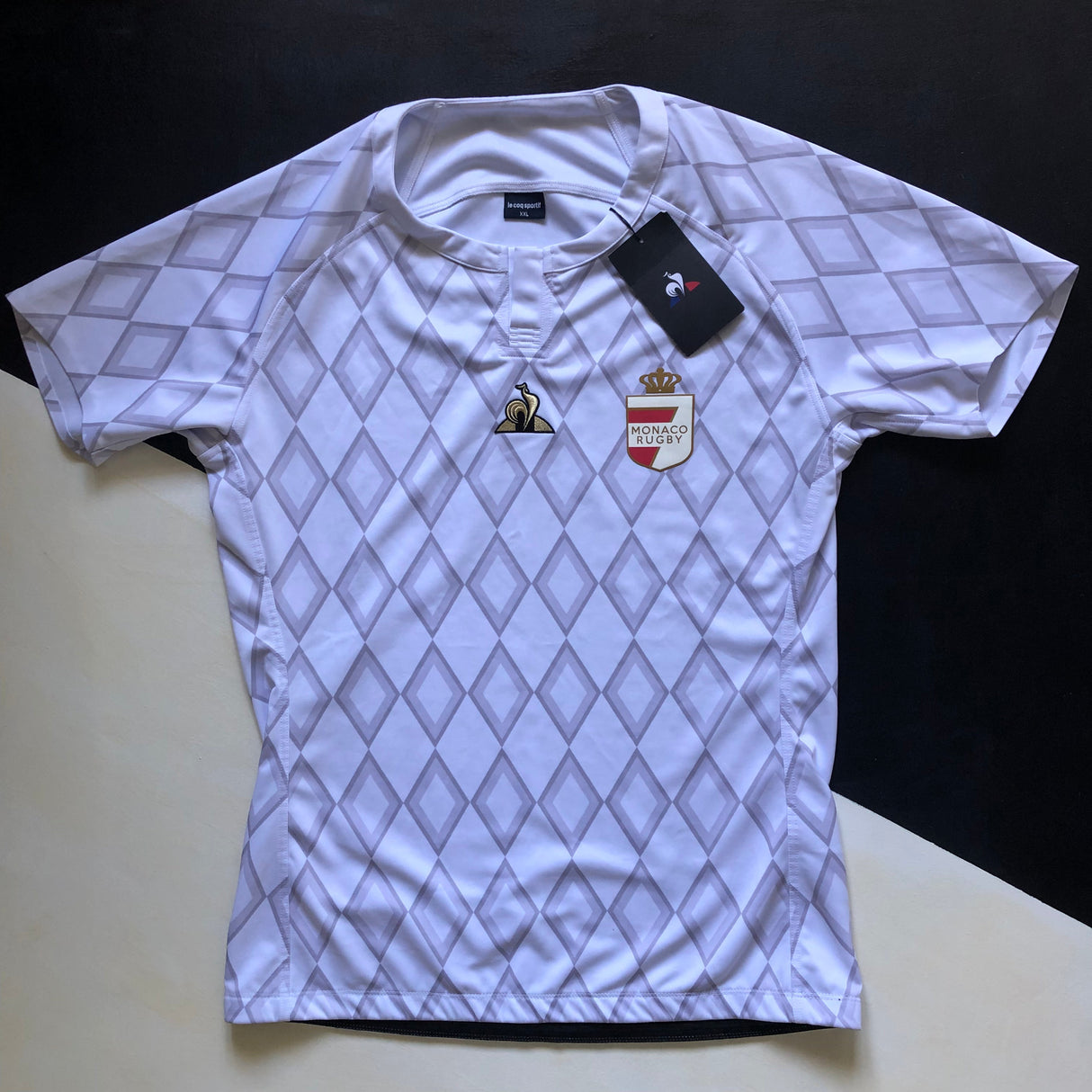 Monaco National Rugby Team Jersey 2022 Away Player Issue XXL BNWT Underdog Rugby - The Tier 2 Rugby Shop