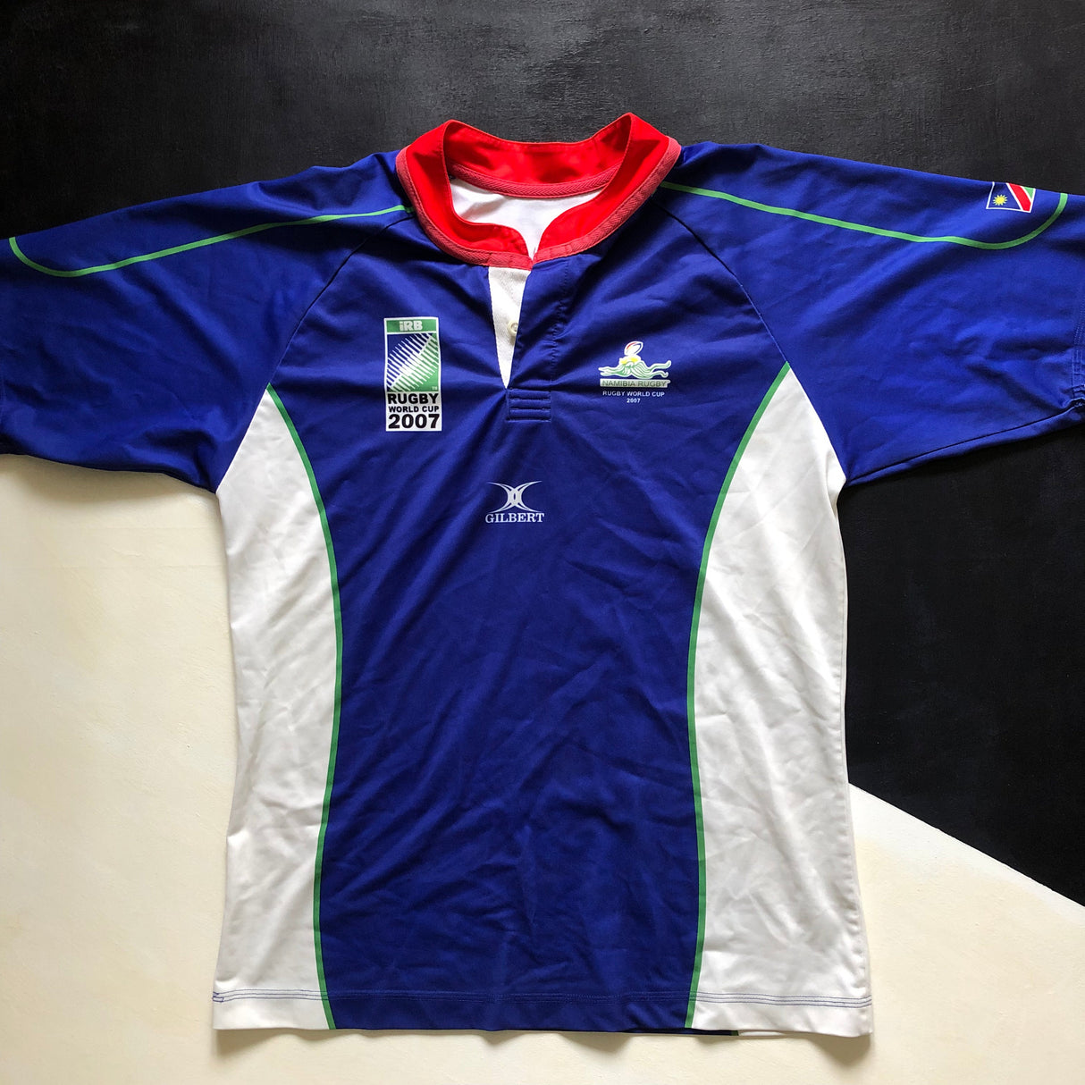 Namibia National Rugby Team Jersey 2007 Rugby World Cup Large Underdog Rugby - The Tier 2 Rugby Shop