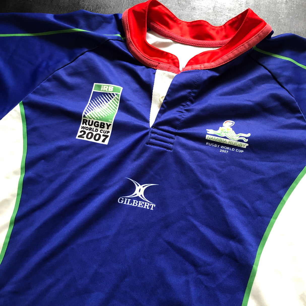 Namibia National Rugby Team Jersey 2007 Rugby World Cup Large Underdog Rugby - The Tier 2 Rugby Shop