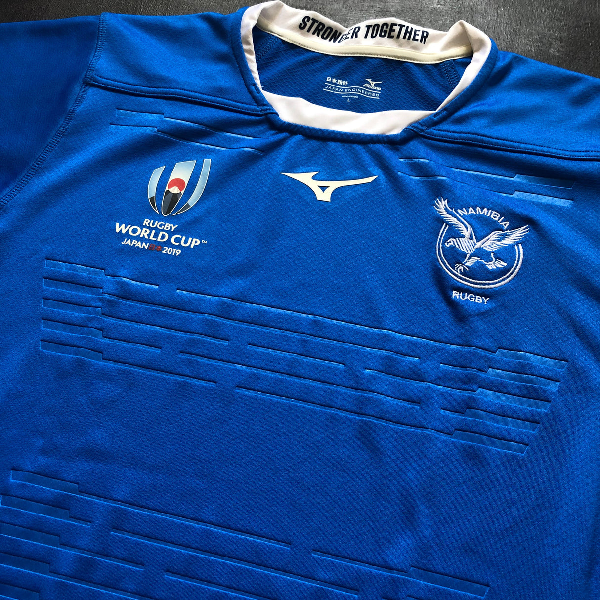 Namibia National Rugby Team Jersey 2019 Rugby World Cup Large Underdog Rugby - The Tier 2 Rugby Shop