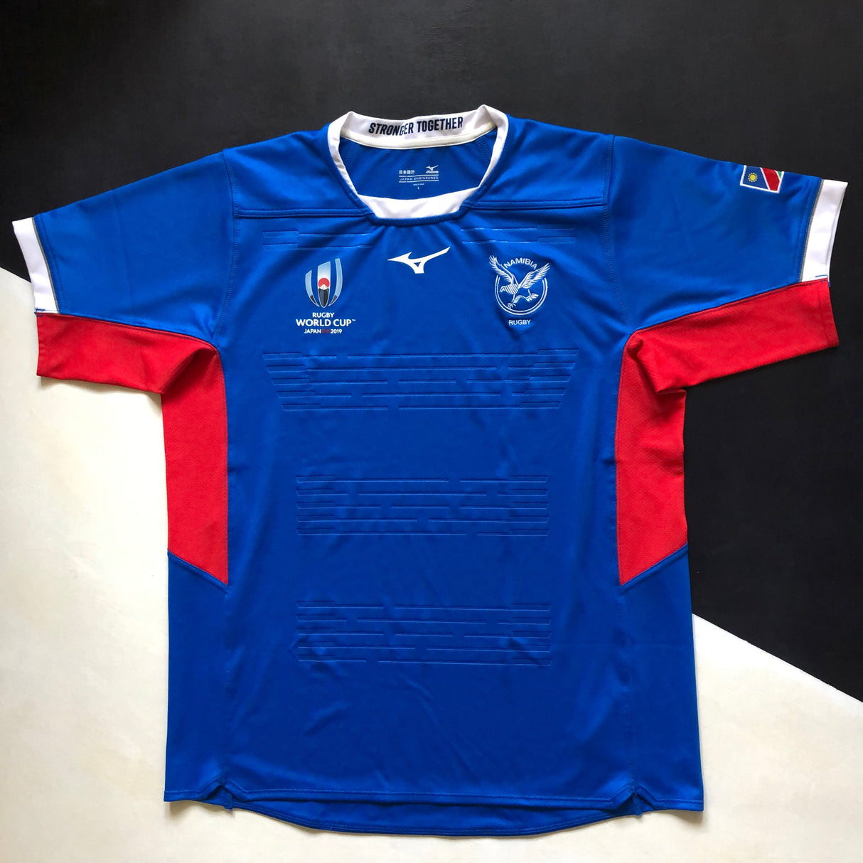 Namibia National Rugby Team Jersey 2019 Rugby World Cup Large Underdog Rugby - The Tier 2 Rugby Shop
