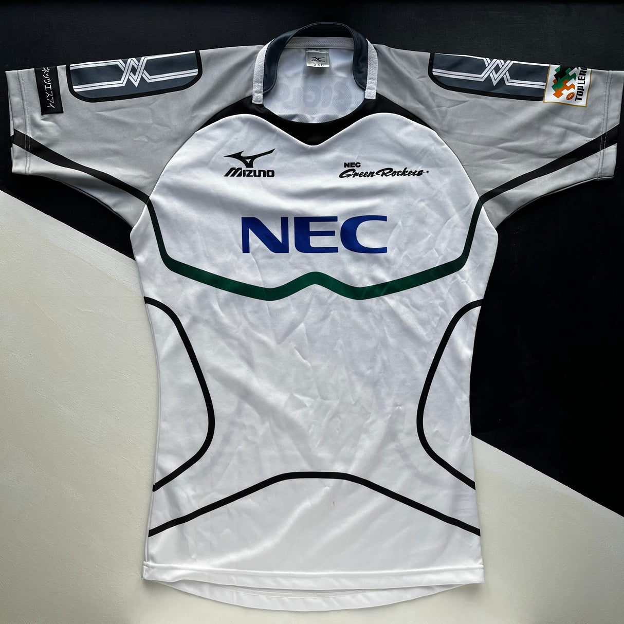 NEC Green Rockets Match Worn Jersey (Japan Top League) 3XO Underdog Rugby - The Tier 2 Rugby Shop