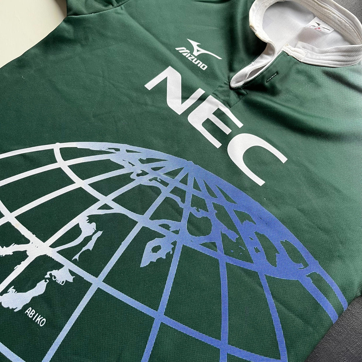 NEC Green Rockets Match Worn Jersey (No.13) 2003 XL Underdog Rugby - The Tier 2 Rugby Shop