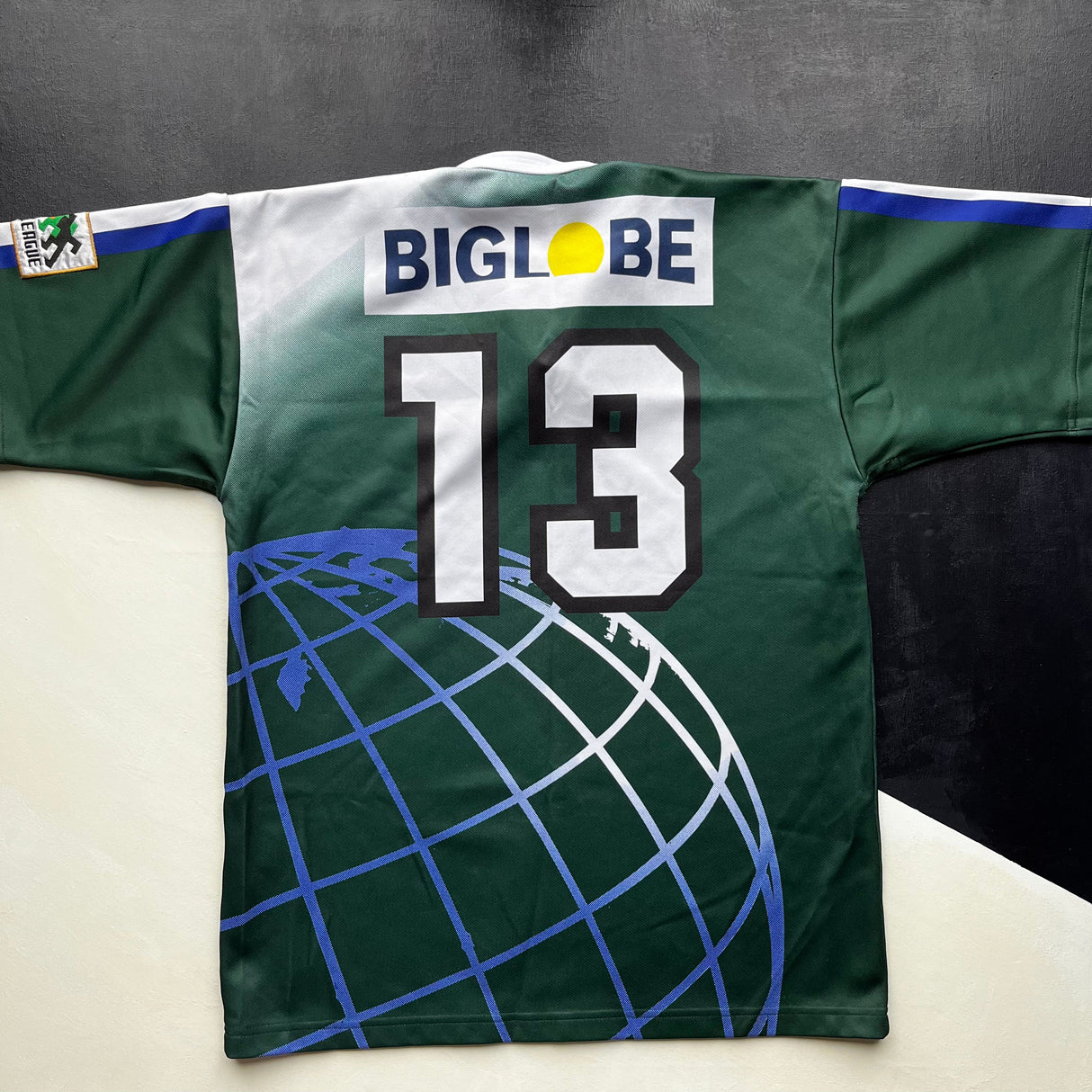 NEC Green Rockets Match Worn Jersey (No.13) 2003 XL Underdog Rugby - The Tier 2 Rugby Shop