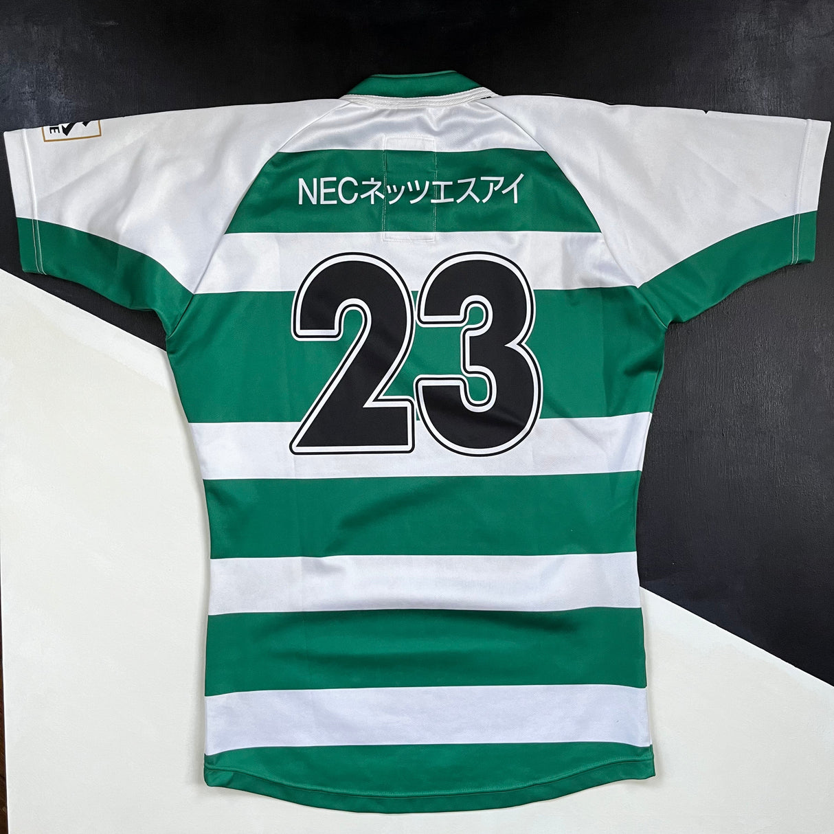 NEC Green Rockets Rugby Team Jersey Match Worn 2012 3XO Underdog Rugby - The Tier 2 Rugby Shop