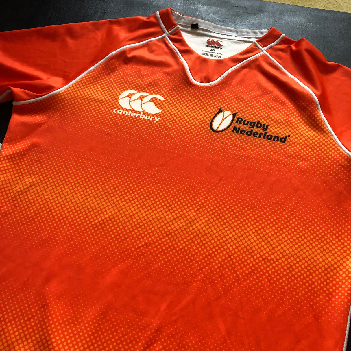 Netherlands National Rugby Team Jersey 2017 Player Issue 2XL Underdog Rugby - The Tier 2 Rugby Shop