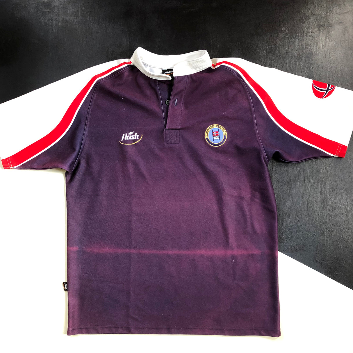 Norway National Rugby Jersey 2000's Large Underdog Rugby - The Tier 2 Rugby Shop
