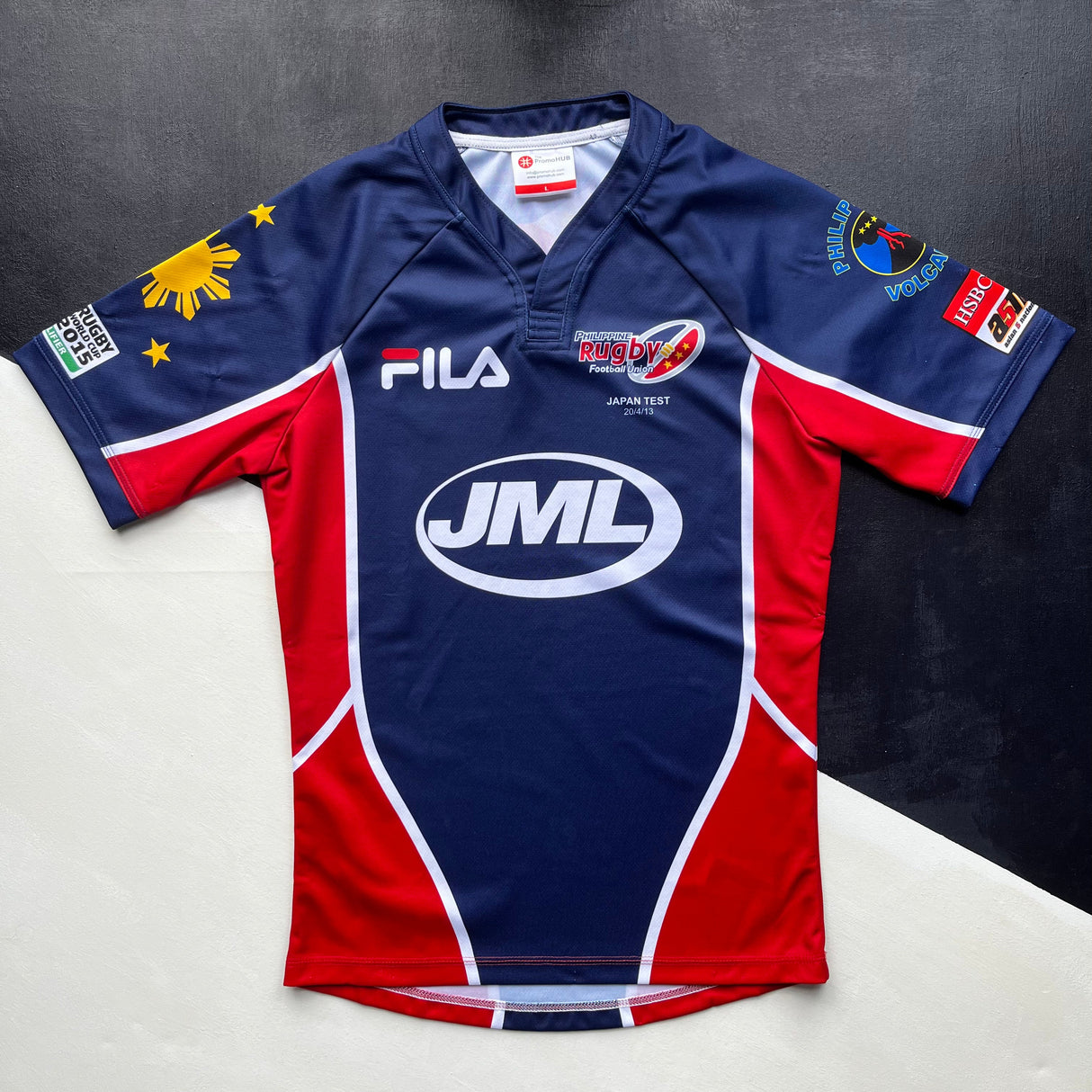 Philippines National Rugby Team Jersey 2014 Match Worn (No.12) Large Underdog Rugby - The Tier 2 Rugby Shop