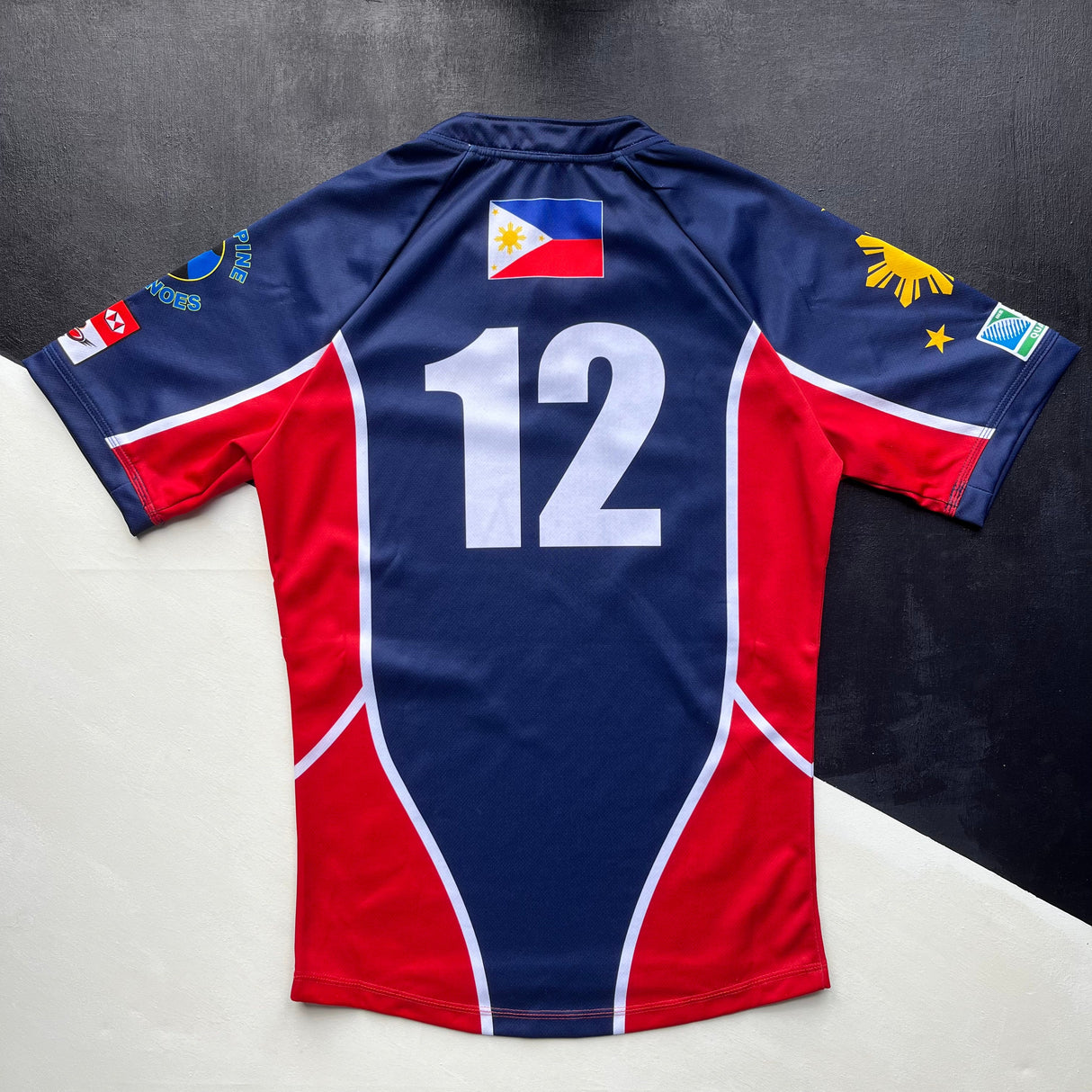 Philippines National Rugby Team Jersey 2014 Match Worn (No.12) Large Underdog Rugby - The Tier 2 Rugby Shop