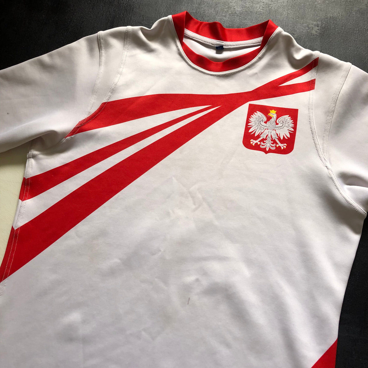 Poland National Rugby Team Jersey 2011/13 Match Worn Medium Underdog Rugby - The Tier 2 Rugby Shop