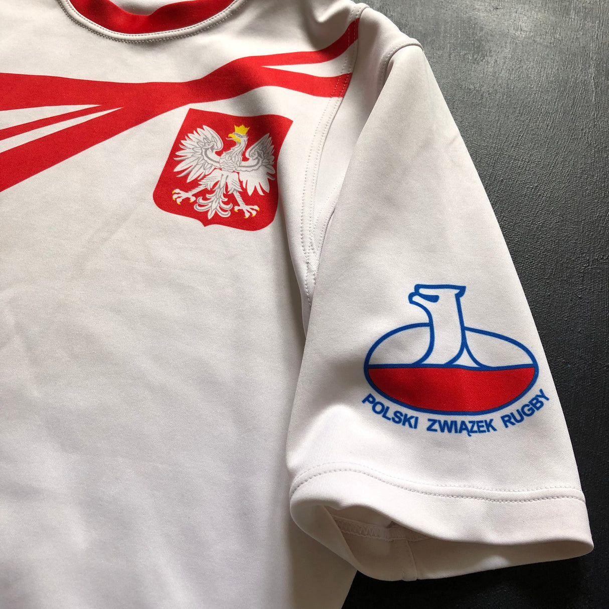 Poland National Rugby Team Jersey 2011/13 Match Worn Medium Underdog Rugby - The Tier 2 Rugby Shop