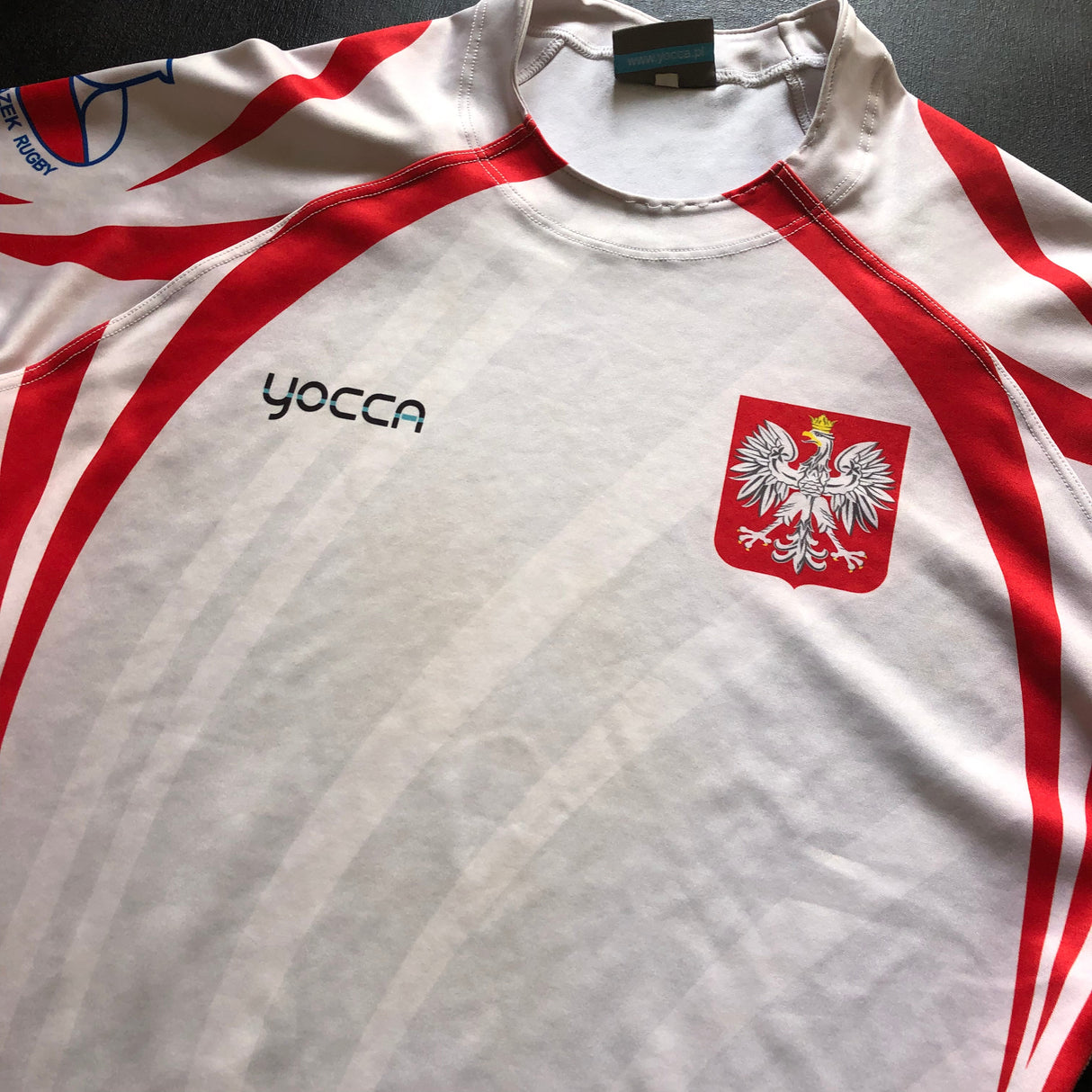 Poland National Rugby Team Jersey 2014/15 Match Worn Large Underdog Rugby - The Tier 2 Rugby Shop