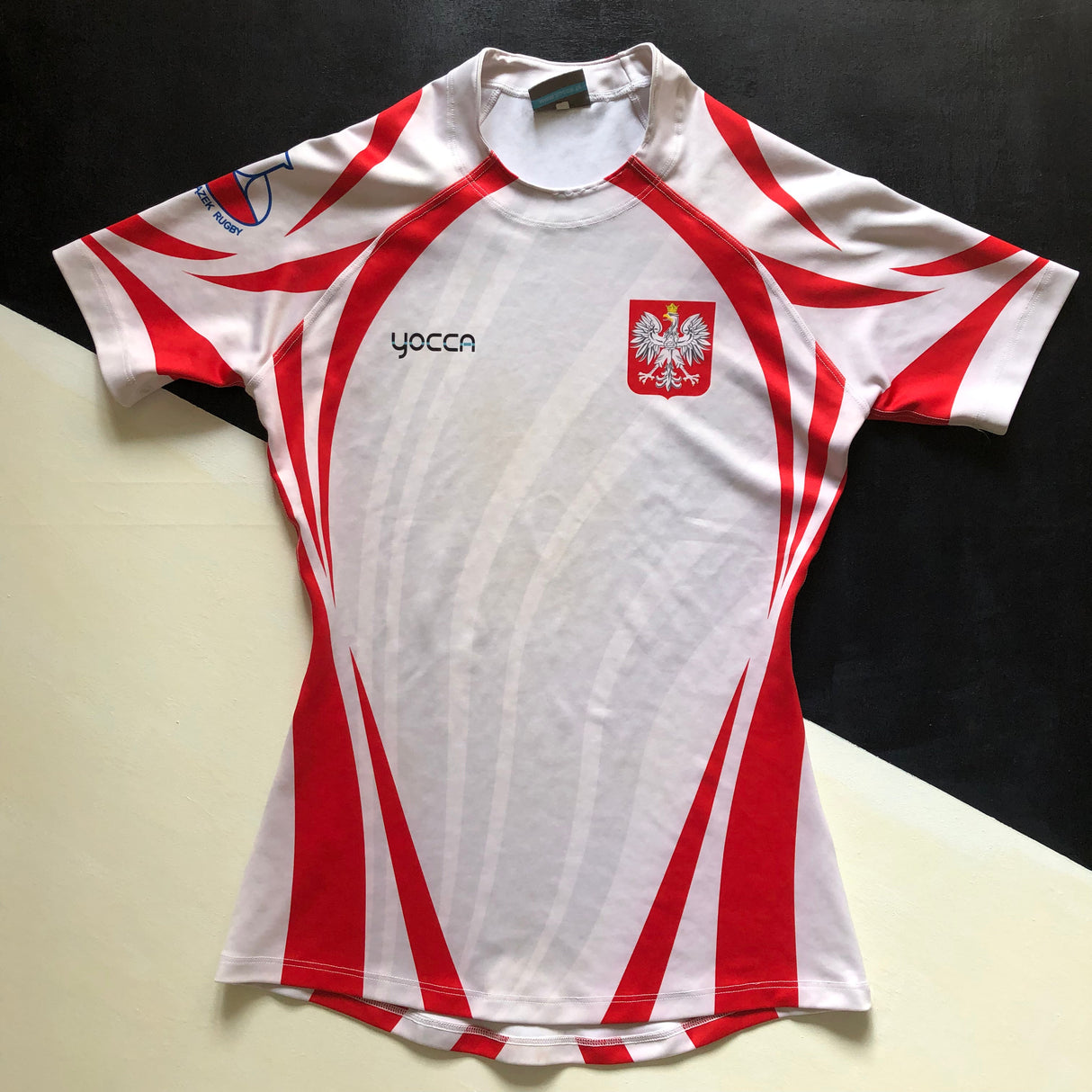 Poland National Rugby Team Jersey 2014/15 Match Worn Large Underdog Rugby - The Tier 2 Rugby Shop