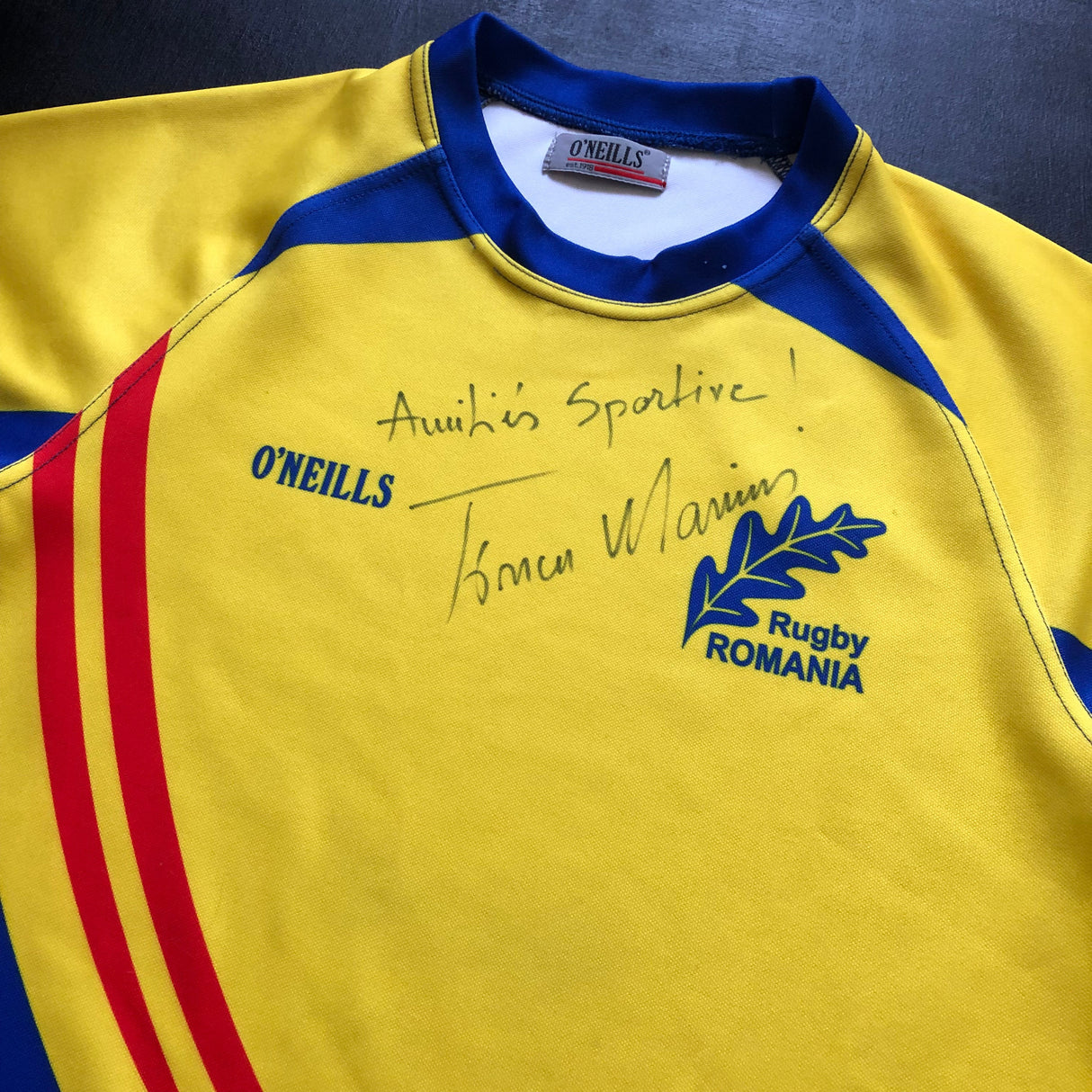 Romania National Rugby Team Jersey 2009 Match Worn XL Underdog Rugby - The Tier 2 Rugby Shop