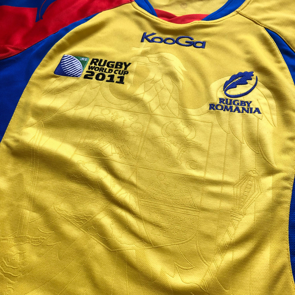 Romania National Rugby Team Jersey 2011 Rugby World Cup Medium Underdog Rugby - The Tier 2 Rugby Shop