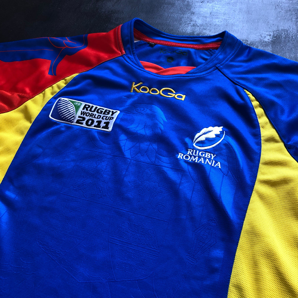 Romania National Rugby Team Jersey 2011 Rugby World Cup Small Underdog Rugby - The Tier 2 Rugby Shop