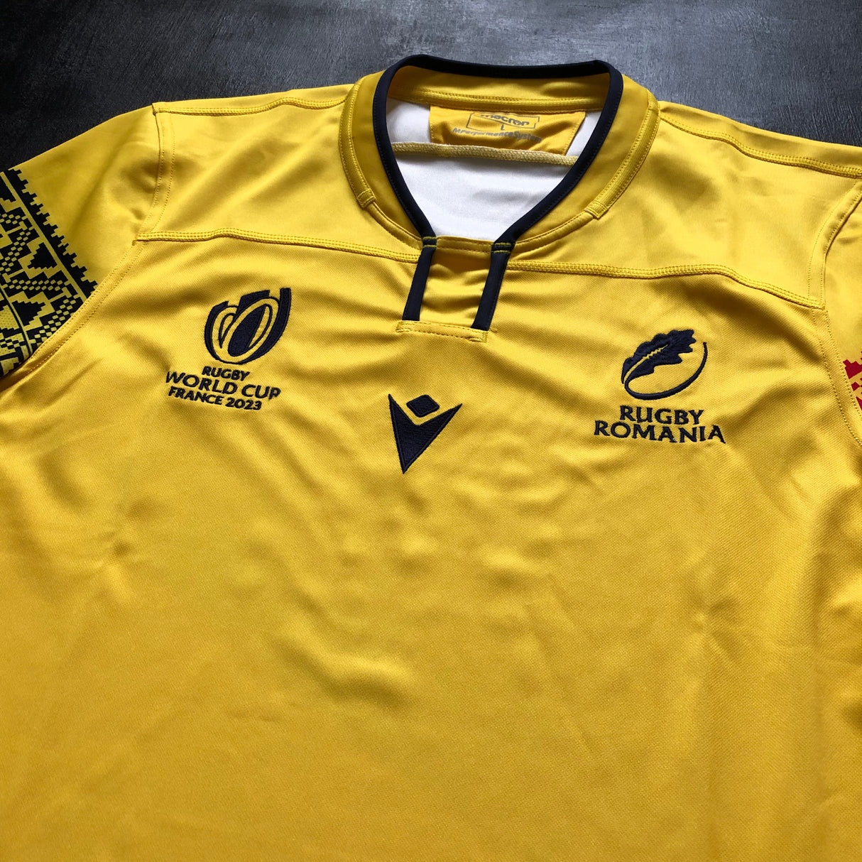 Romania National Rugby Team Shirt 2023 Rugby World Cup Underdog Rugby - The Tier 2 Rugby Shop