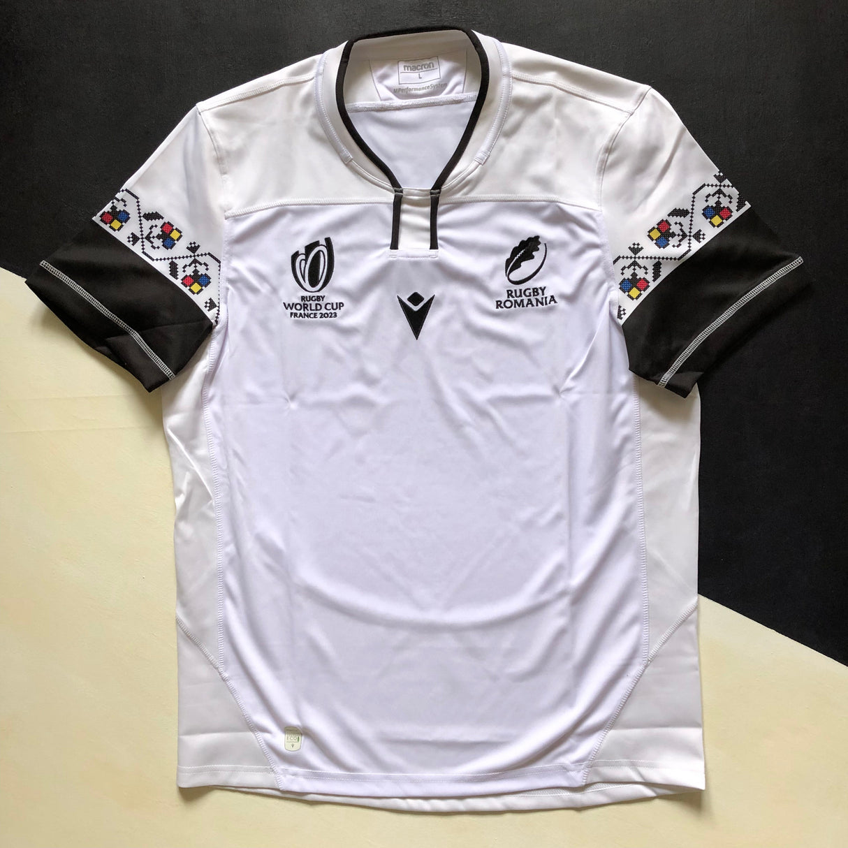 Romania National Rugby Team Shirt 2023 Rugby World Cup Away Underdog Rugby - The Tier 2 Rugby Shop