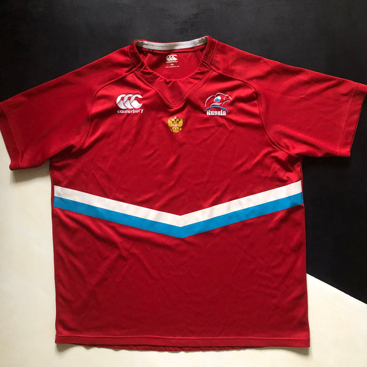 Russia National Rugby Team Jersey 2013/14 3XL Underdog Rugby - The Tier 2 Rugby Shop