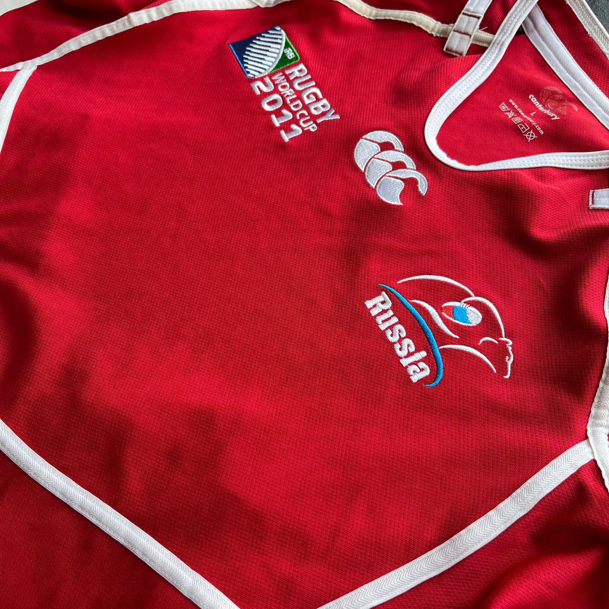 Russia Rugby World Cup 2011 Jersey Large Underdog Rugby - The Tier 2 Rugby Shop