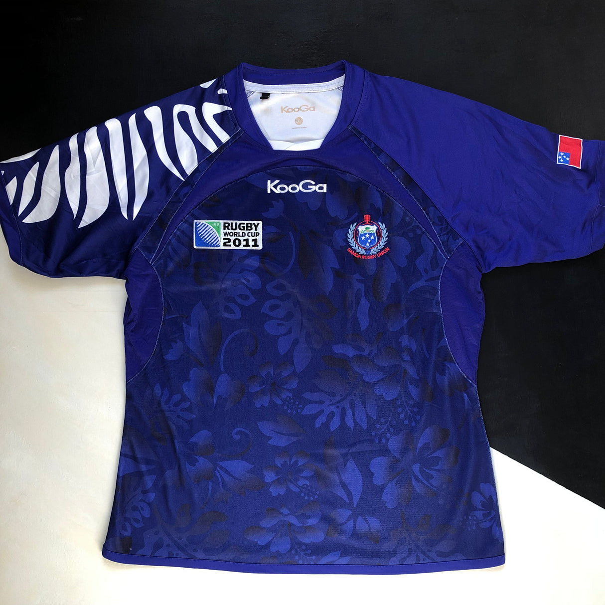 Samoa National Rugby Team Jersey 2011 Rugby World Cup 2XL Underdog Rugby - The Tier 2 Rugby Shop