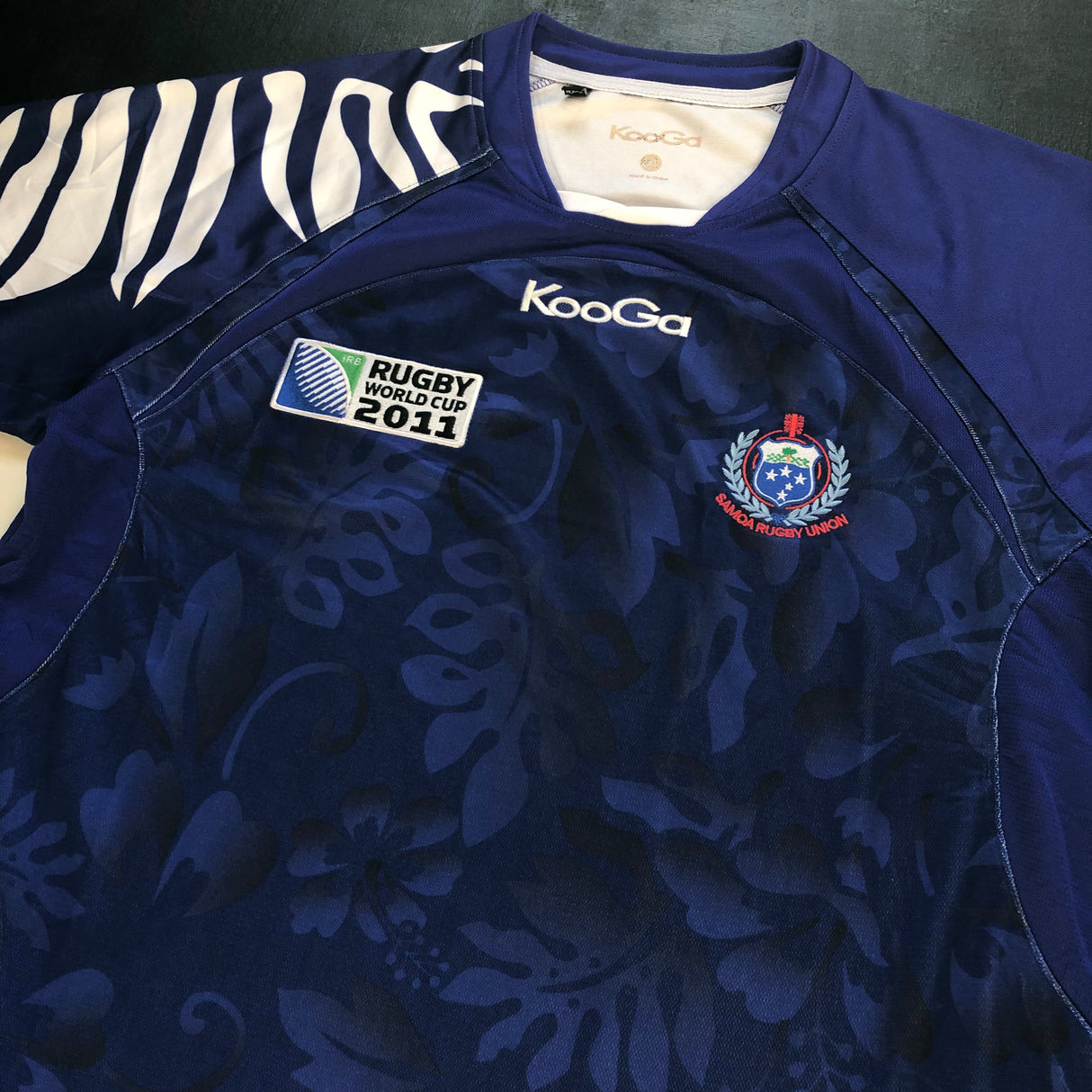 Samoa National Rugby Team Jersey 2011 Rugby World Cup 2XL Underdog Rugby - The Tier 2 Rugby Shop