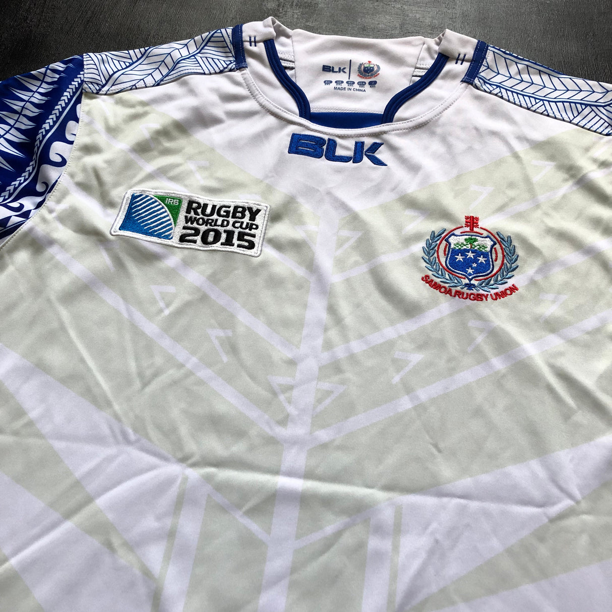Samoa National Rugby Team Jersey 2015 Rugby World Cup Away 2XL Underdog Rugby - The Tier 2 Rugby Shop