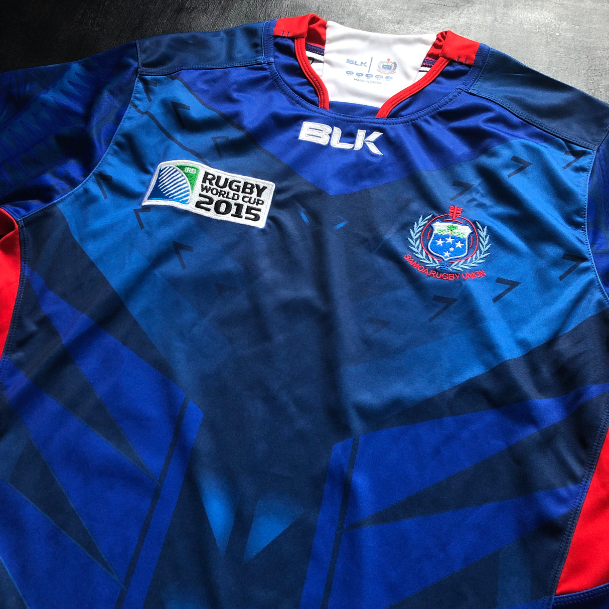 Samoa National Rugby Team Jersey 2015 Rugby World Cup Jersey XL Underdog Rugby - The Tier 2 Rugby Shop