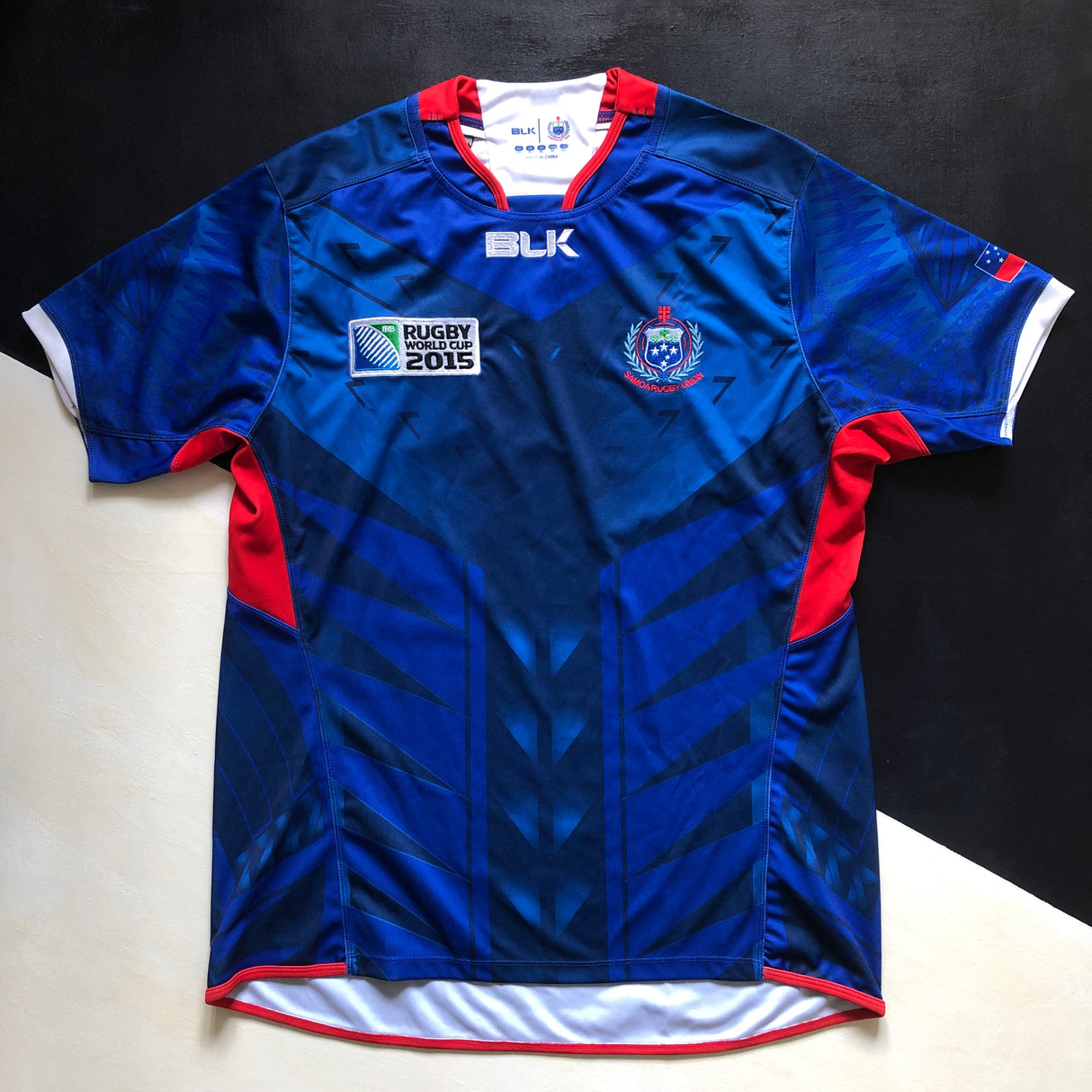 Samoa National Rugby Team Jersey 2015 Rugby World Cup Jersey XL Underdog Rugby - The Tier 2 Rugby Shop