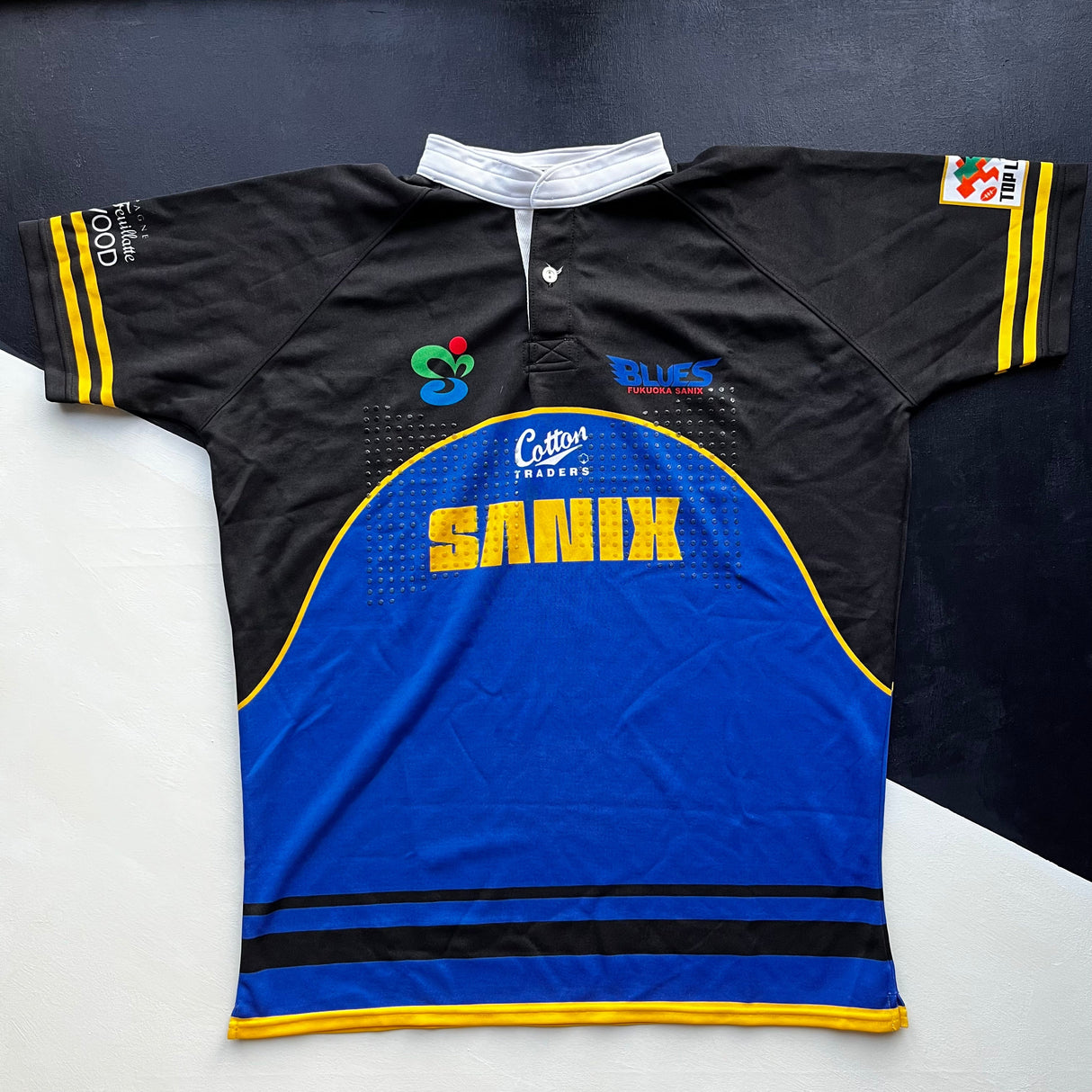 Sanix Blues Rugby Team Jersey Match Worn 2008 (Japan Top League) XL Underdog Rugby - The Tier 2 Rugby Shop