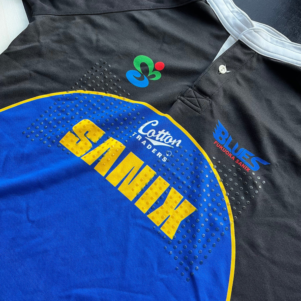 Sanix Blues Rugby Team Jersey Match Worn 2008 (Japan Top League) XL Underdog Rugby - The Tier 2 Rugby Shop