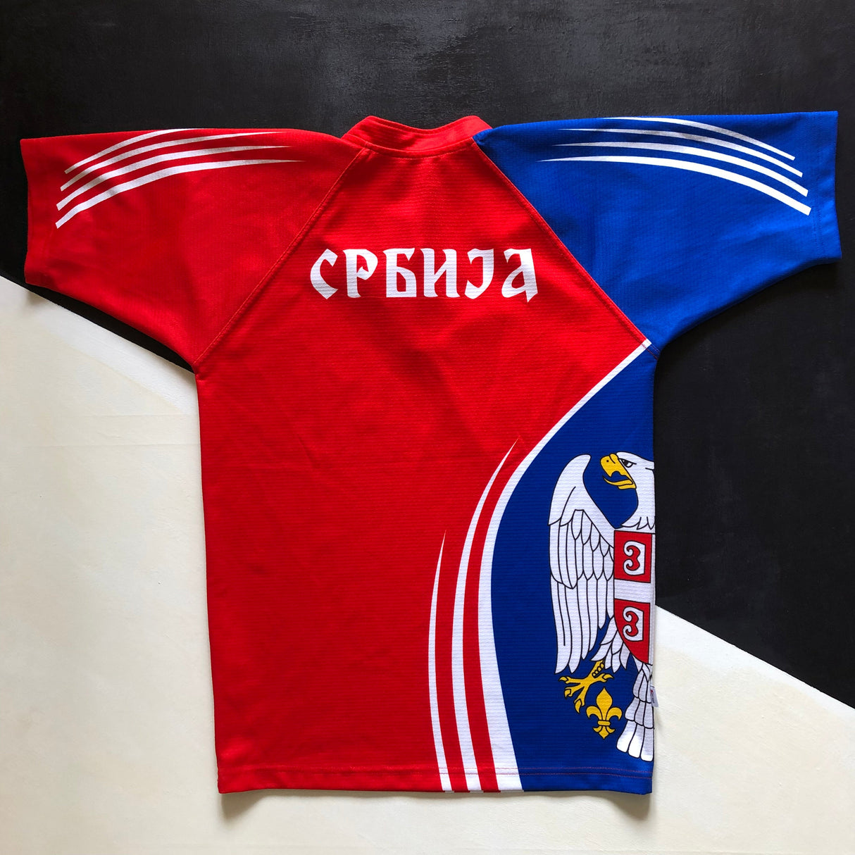 Serbia National Rugby Team Jersey 2010 Large Underdog Rugby - The Tier 2 Rugby Shop