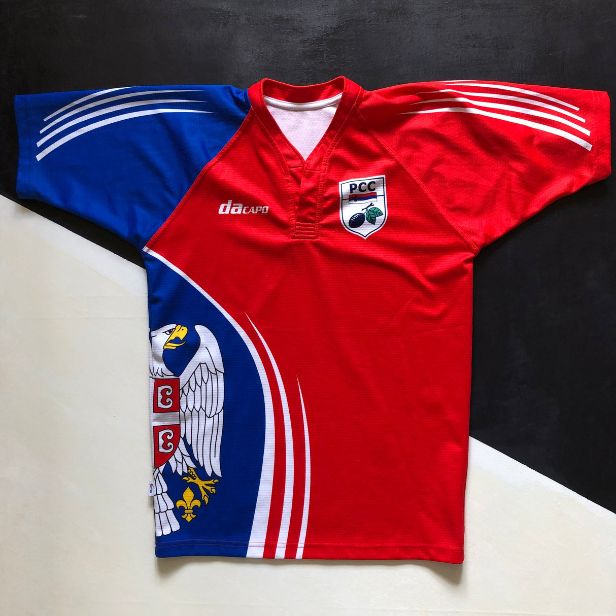 Serbia National Rugby Team Jersey 2010 Large Underdog Rugby - The Tier 2 Rugby Shop
