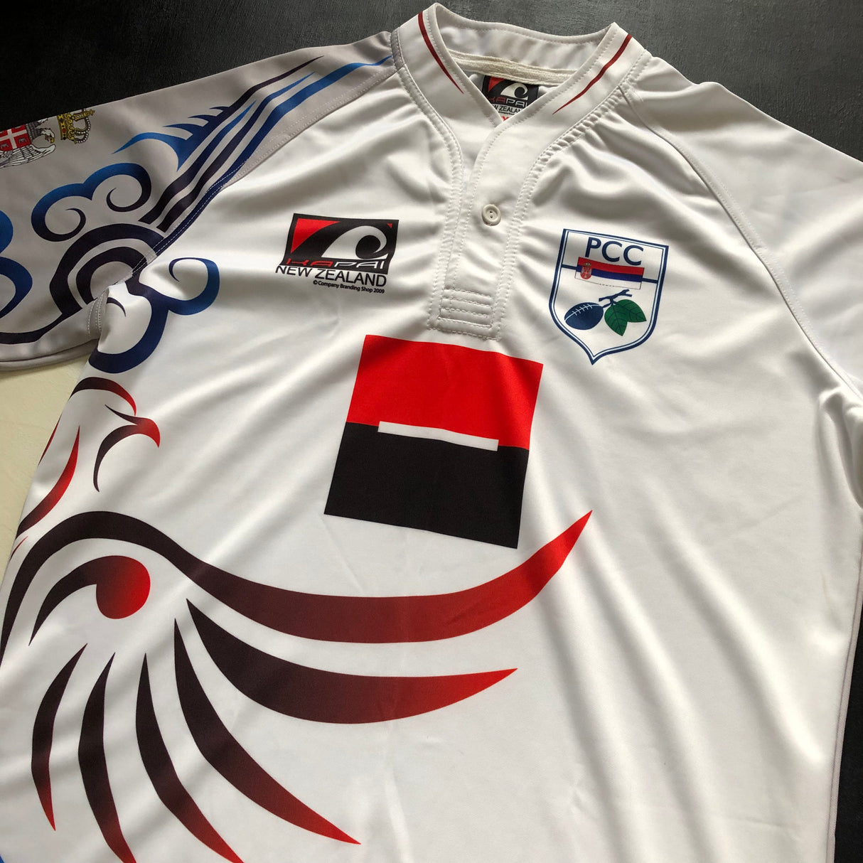 Serbia National Rugby Team Jersey 2011 Match Worn 3XL Underdog Rugby - The Tier 2 Rugby Shop