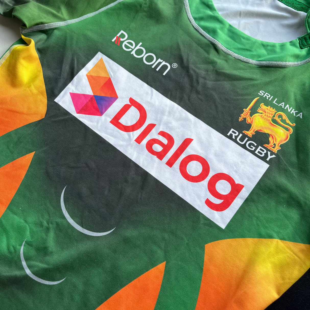 Sri Lanka National Rugby Team Jersey Match Worn (No.13) 2014 XL Underdog Rugby - The Tier 2 Rugby Shop