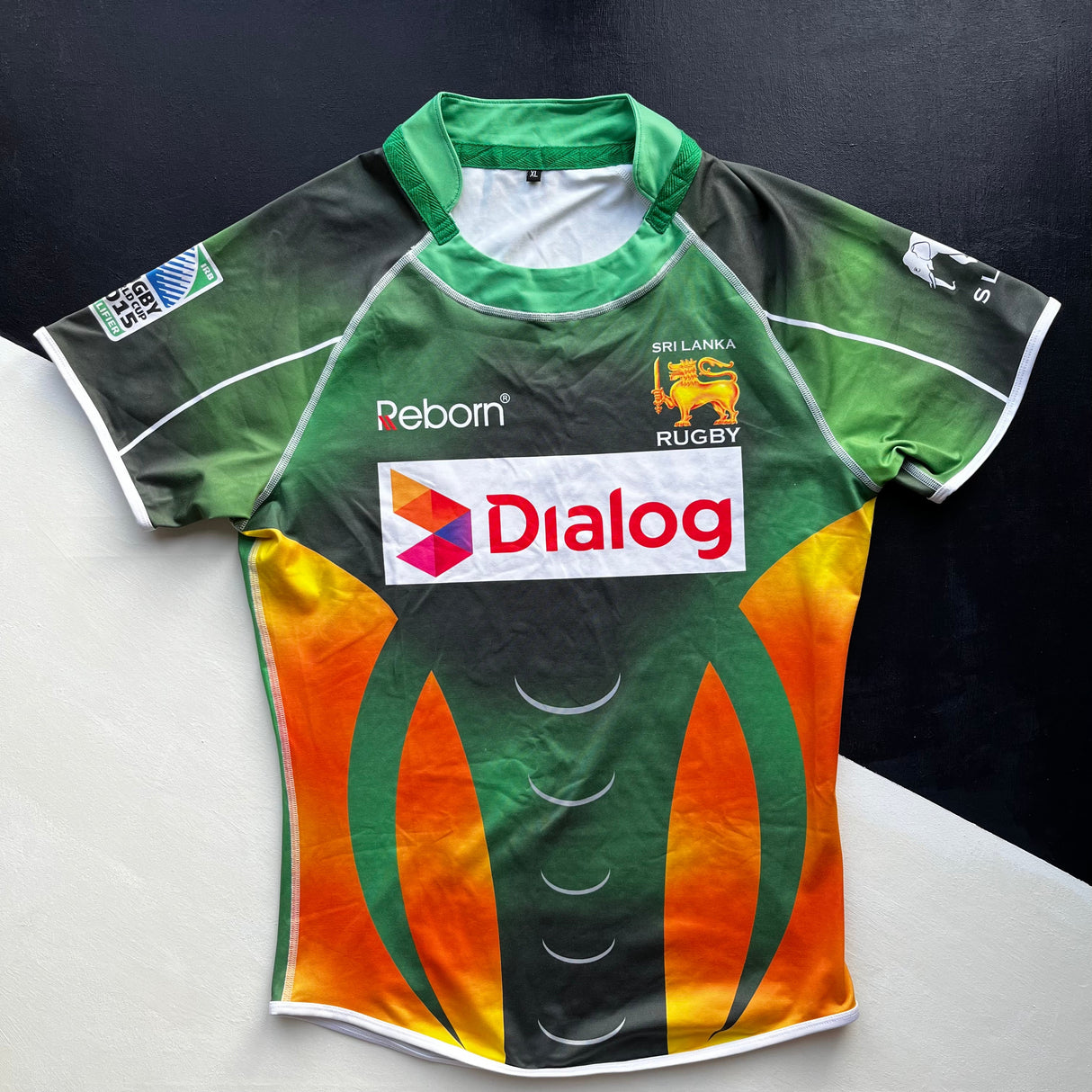 Sri Lanka National Rugby Team Jersey Match Worn (No.13) 2014 XL Underdog Rugby - The Tier 2 Rugby Shop