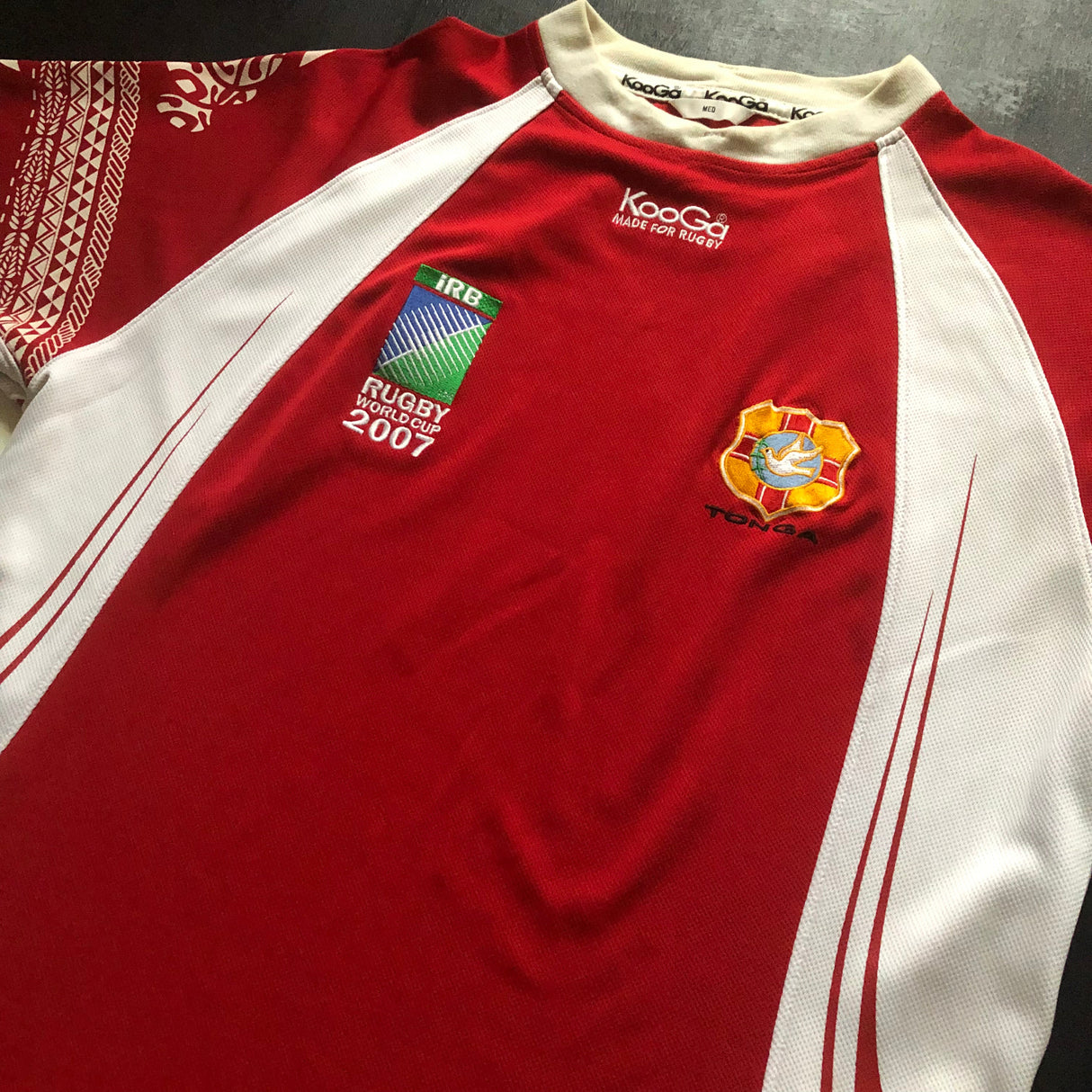 Tonga National Rugby Team Jersey 2007 Rugby World Cup Medium Underdog Rugby - The Tier 2 Rugby Shop
