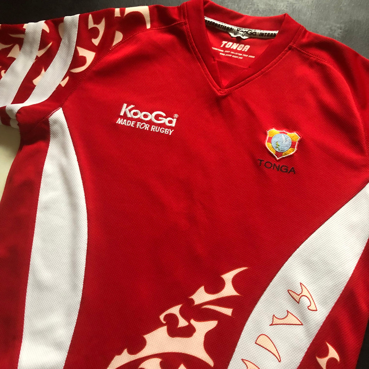 Tonga National Rugby Team Jersey 2008 Medium Underdog Rugby - The Tier 2 Rugby Shop