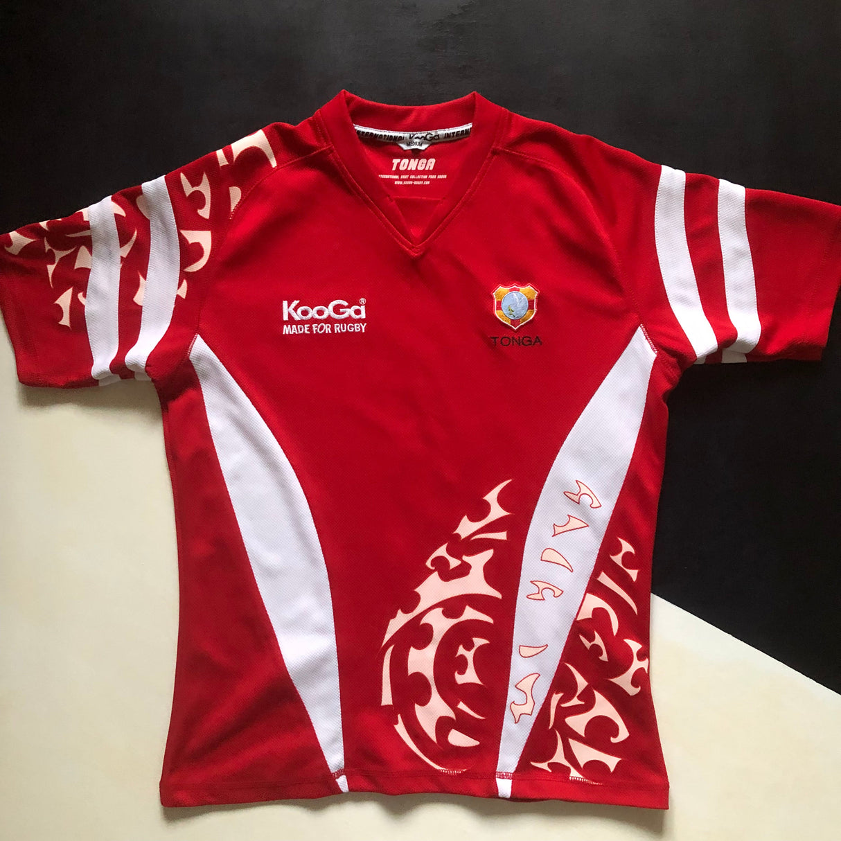 Tonga National Rugby Team Jersey 2008 Medium Underdog Rugby - The Tier 2 Rugby Shop