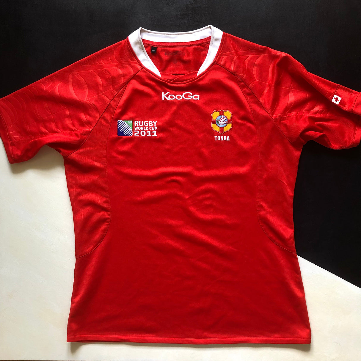 Tonga National Rugby Team Jersey 2011 Rugby World Cup 3XL Underdog Rugby - The Tier 2 Rugby Shop