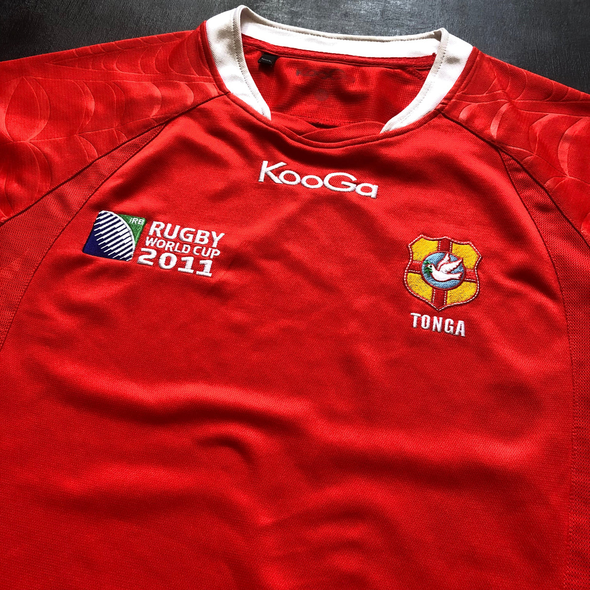 Tonga National Rugby Team Jersey 2011 Rugby World Cup 3XL Underdog Rugby - The Tier 2 Rugby Shop