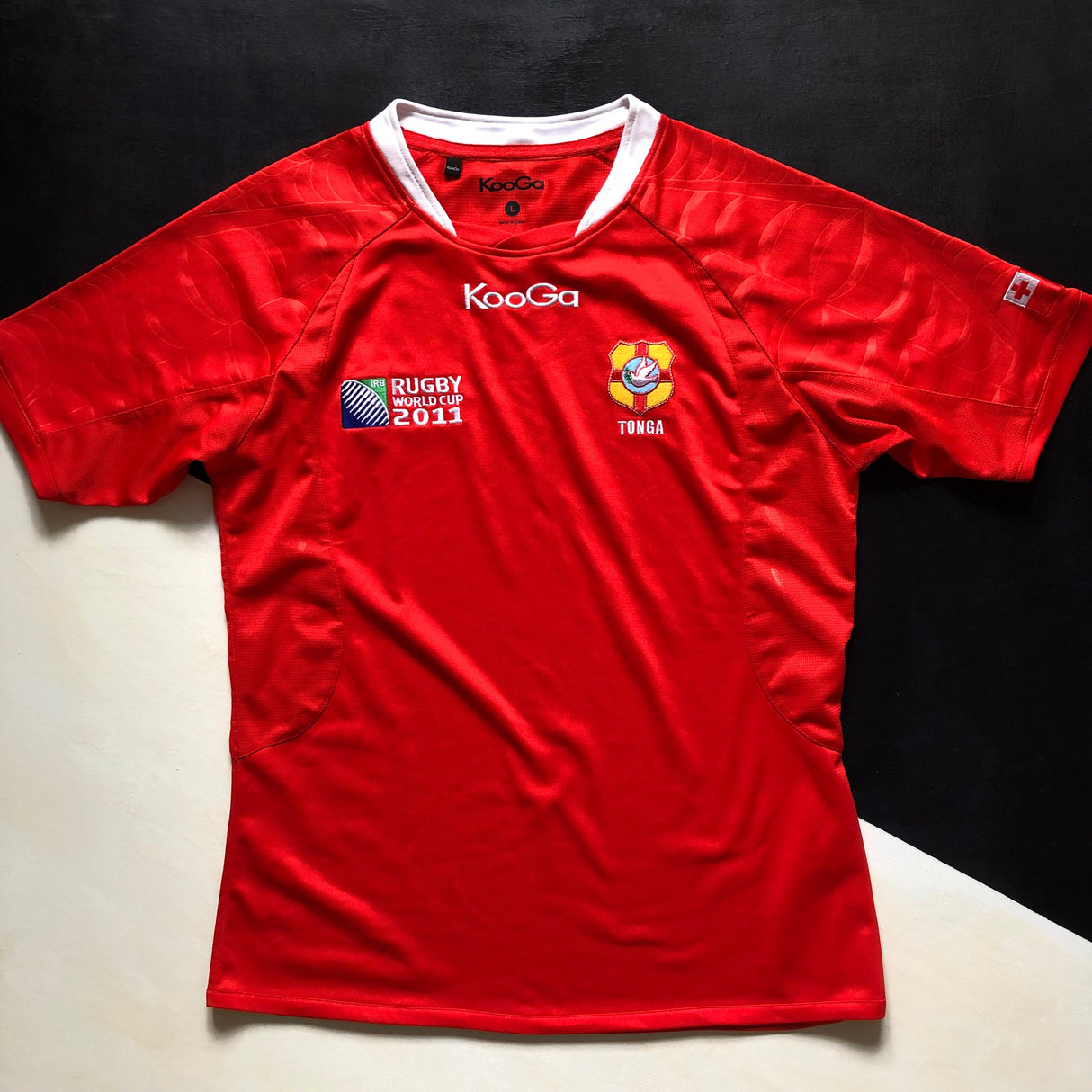 Tonga National Rugby Team Jersey 2011 Rugby World Cup Large Underdog Rugby - The Tier 2 Rugby Shop
