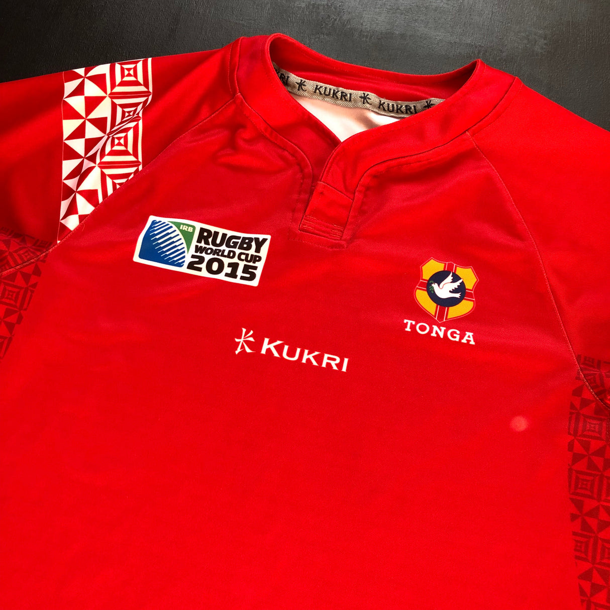 Tonga National Rugby Team Jersey 2011 Rugby World Cup Large Underdog Rugby - The Tier 2 Rugby Shop