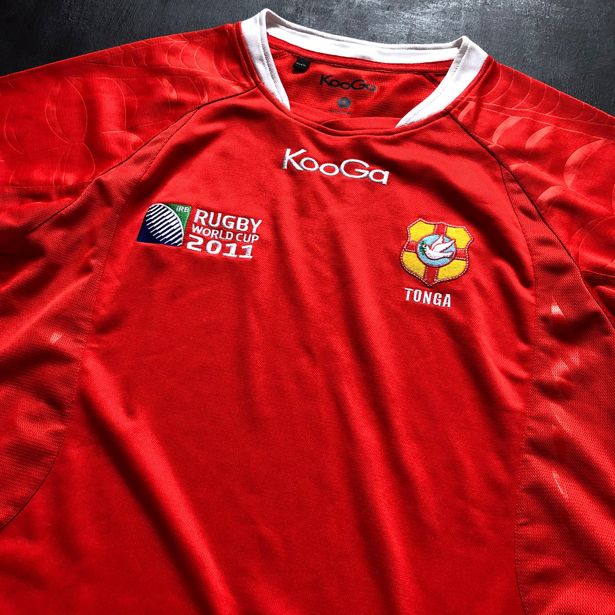 Tonga National Rugby Team Jersey 2011 Rugby World Cup Large Underdog Rugby - The Tier 2 Rugby Shop