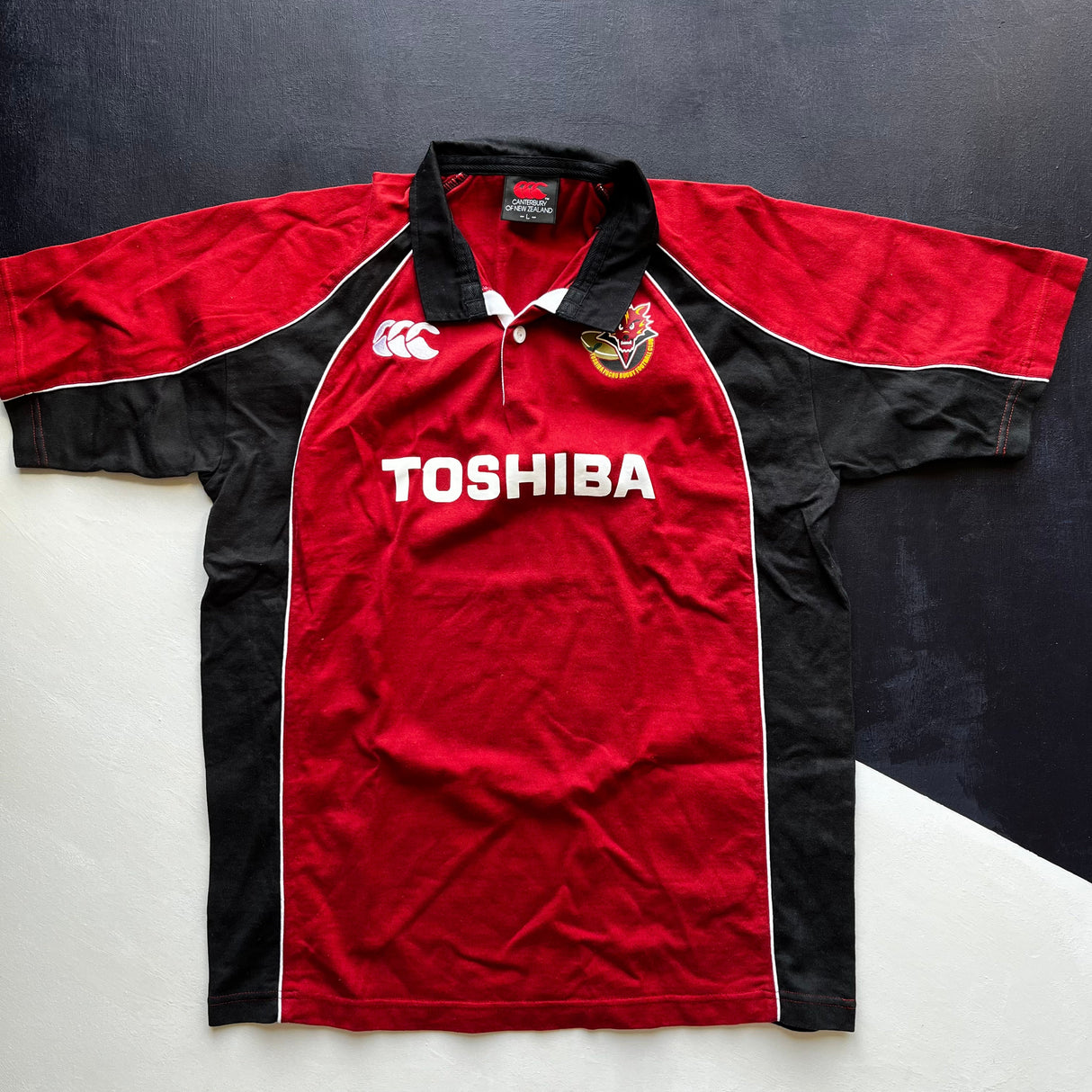 Toshiba Brave Lupus Rugby Jersey 2005 (Japan Top League) Large Underdog Rugby - The Tier 2 Rugby Shop