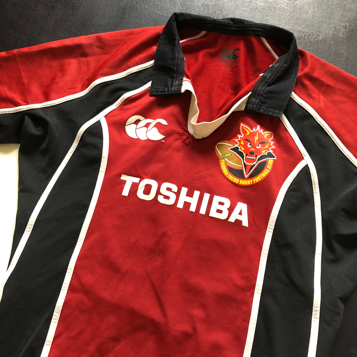 Toshiba Brave Lupus Tokyo Rugby Team Jersey 2005 (Japan Top League) Match Worn XL Underdog Rugby - The Tier 2 Rugby Shop