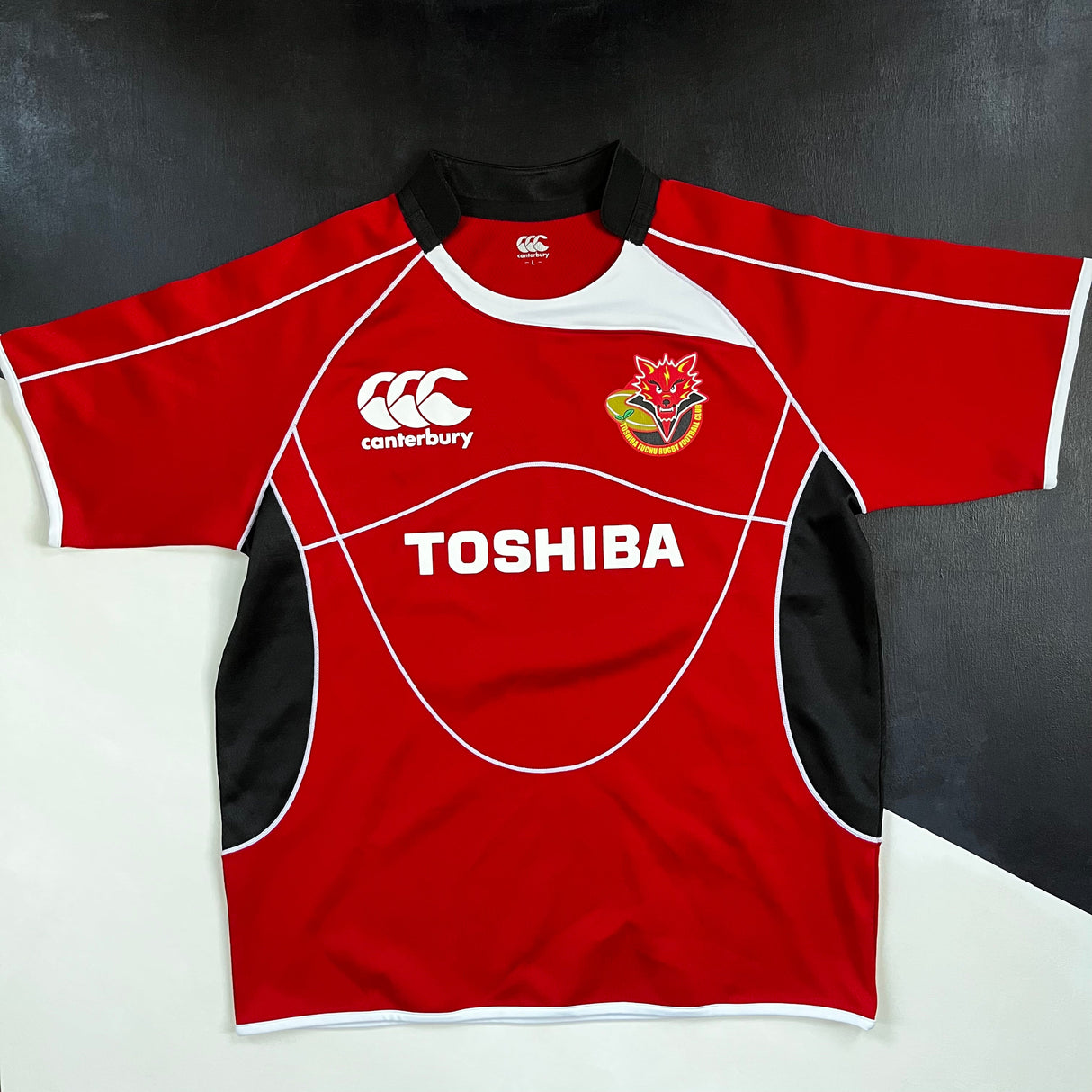 Toshiba Brave Lupus Tokyo Rugby Team Jersey 2008 (Japan Top League) Large Underdog Rugby - The Tier 2 Rugby Shop