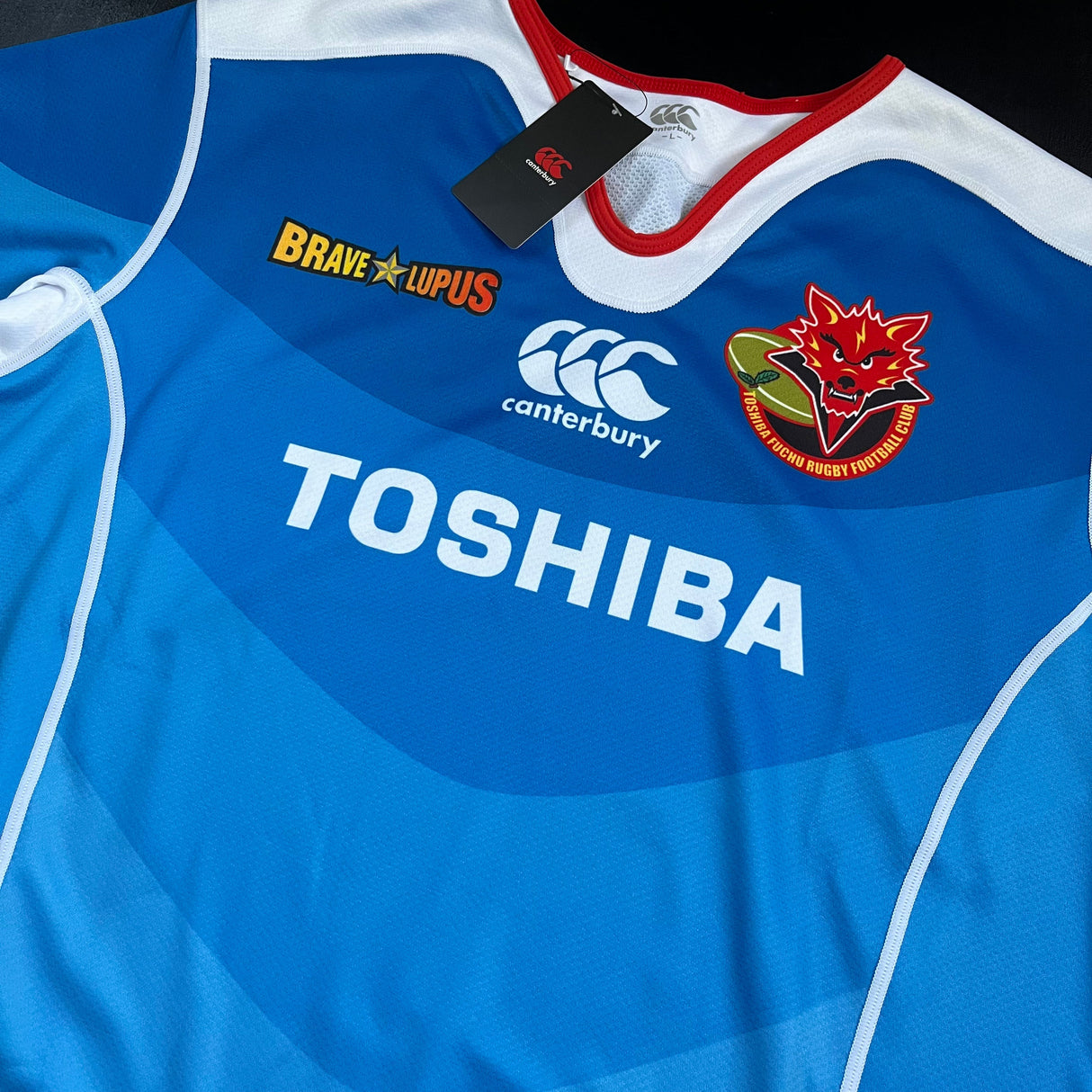 Toshiba Brave Lupus Tokyo Rugby Team Jersey 2018 Away (Japan Top League) BNWT Large Underdog Rugby - The Tier 2 Rugby Shop